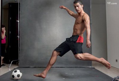 Cristiano Ronaldo legs, calves, abs